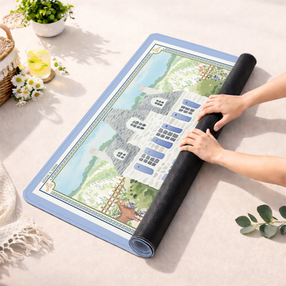 French Country Estate Mahjong Mat