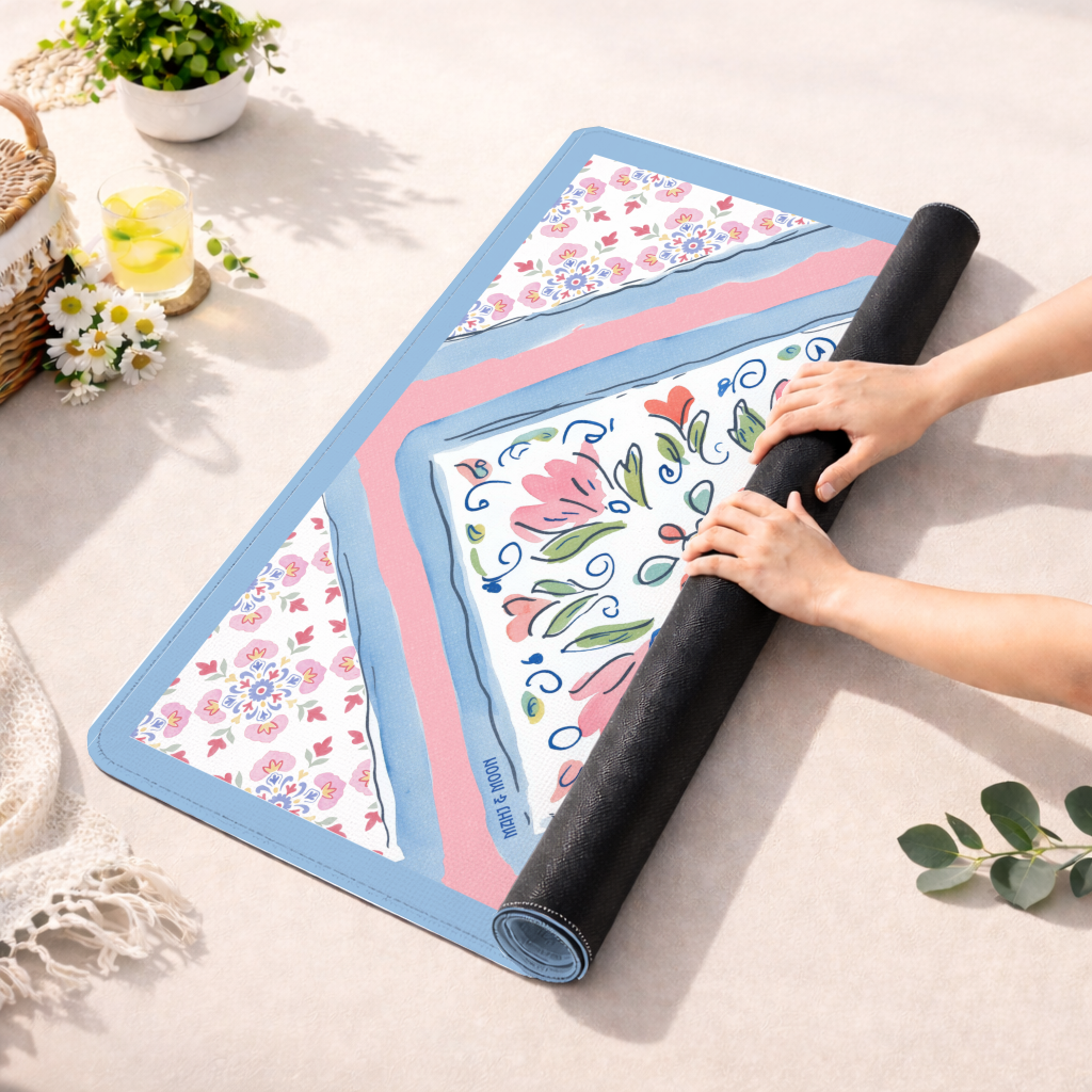 Heirloom Blooms Mahjong Mat