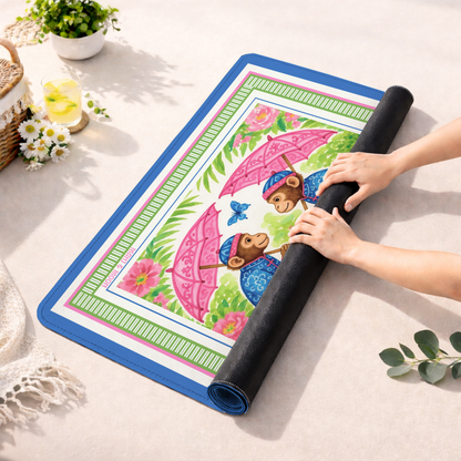 Monkey Garden Mahjong Mat