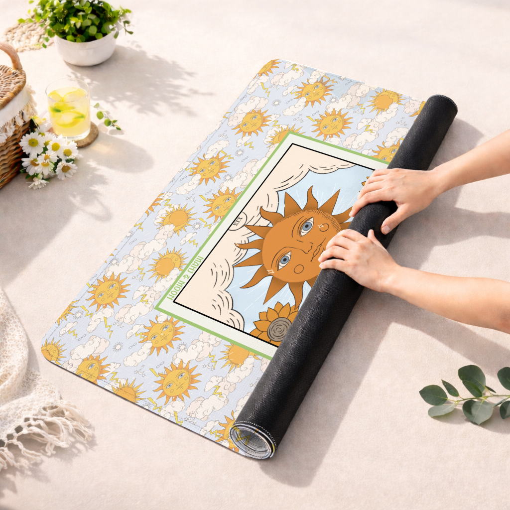 The Sun Tarot Mahjong Mat