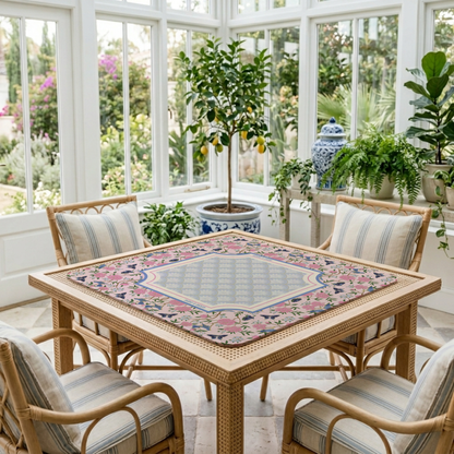 Blossom Aviary Mahjong Mat