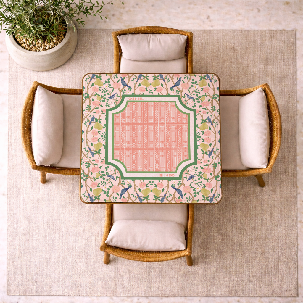 Orchard Songbird Mahjong Mat