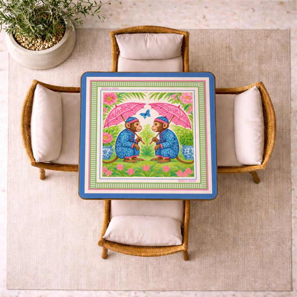 Monkey Garden Mahjong Mat