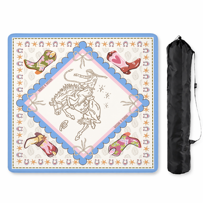 Cowgirl Rodeo Mahjong Mat