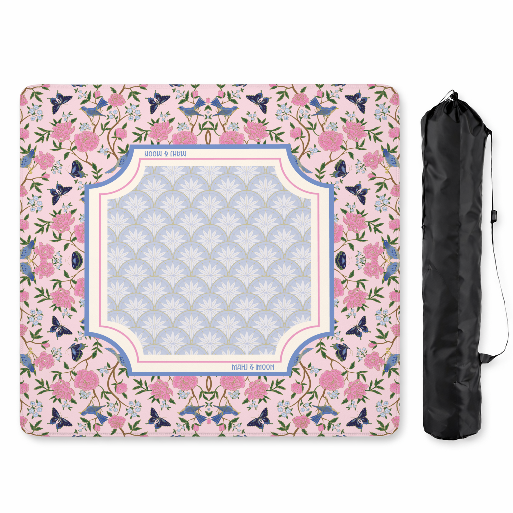 Blossom Aviary Mahjong Mat